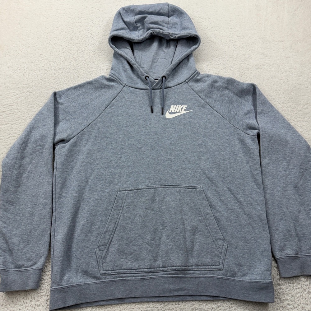 Nike Sportswear Essential Hoodie Mens Medium Grey Heather‎ Pullover BV4124-063